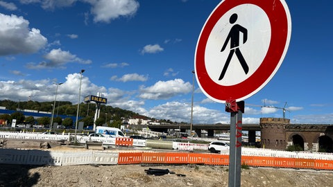 Baustellenschilder in Ulm