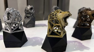 Auch die Pokale der 3D-Druck-Challenge an der Hochschule Neu-Ulm sind, wie könnte es anders sein, aus dem 3D-Drucker. Dieses Jahr fand der Wettbewerb zum fünften Mal statt.