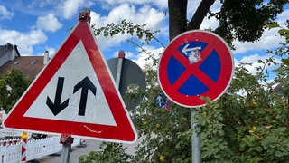 Baustellenschilder