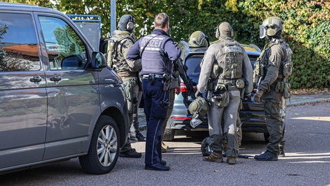Verletzte gab es keine beim SEK-Einsatz in Lauchheim. Die Aktion ist inzwischen beendet.