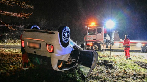 Auto auf Dach