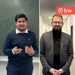 Landesschulbeirat Kamran Dogar (links) und Schulleiter Andreas Eiglmaier (rechts). Bildung in der Krise: Wird die Landtagswahl 2026 den Kurs in Baden-Württemberg ändern?
