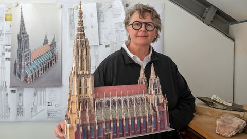 Die derzeitige Ulmer Münsterbaumeisterin Heidi Vormann beendet ihre Tätigkeit zum Ende des Monats März. 2021 hatte sie die Stelle übernommen.  