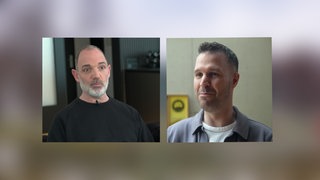 Neulinge im Landtag Baden-Württemberg: Benjamin Bauer aus Karlsruhe ist Lehrer und zieht für die Grünen erstmals in den Landtag. Mario Schneider, Clubbesitzer aus Ulm, ist CDU-Landtagsabgeordneter und ebenfalls neu im Plenum.