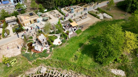 Mitten im Grünen: Hier finden die standesamtlichen Trauungen auf der Landesgartenschau in Ellwangen statt.