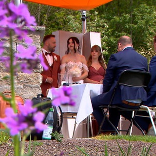 "Ja, ich will": Seit Anfang Mai können sich Paare auf der Landesgartenschau standesamtlich trauen lassen.