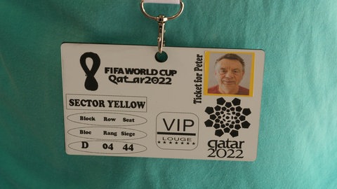 Ein Einlass-Ticket fürs Laichinger Public Viewing - professionell gemacht, einschließlich Passfoto.