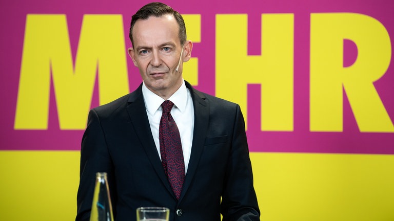 Volker Wissing bei der Vorstellung des Wahlprogramms der FDP.
