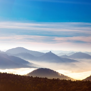 Eine Morgenlandschaft aus Rheinland-Pfalz - Bild zum Newsletter von SWR Aktuell RLP