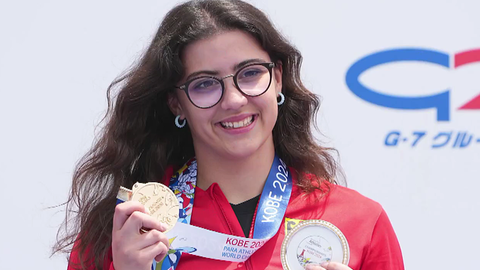 Rennrollstuhlfahrerin Merle Menje aus Mainz ist eine Medaillenhoffung bei den Paralympics