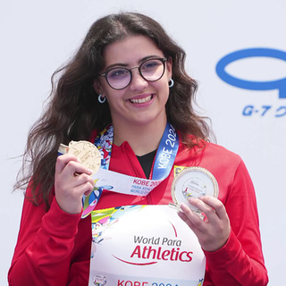Rennrollstuhlfahrerin Merle Menje aus Mainz ist eine Medaillenhoffung bei den Paralympics