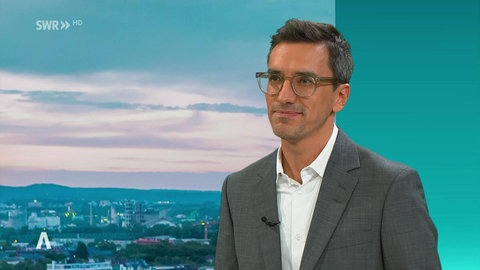 SWR-Reporter Frederik Merx