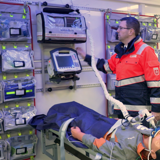 Katastrophenschutz-Container, sogenannter MedExTainer