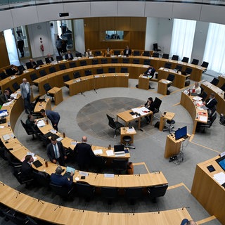 Plenarsaal des Mainzer Lantages