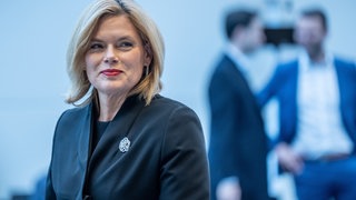 Julia Klöckner, CDU Vizevorsitzende, auf der Fraktionssitzung der Union. 