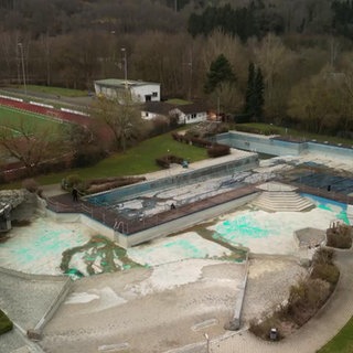 Ein Freibad in Rockenhausen