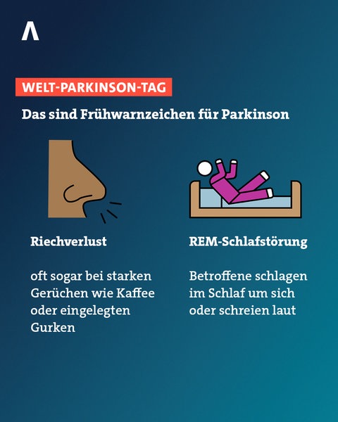 Das sind die ersten Anzeichen für eine Parkinson-Erkrankung.