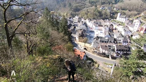 Klettersteig in der Eifel-Stadt
