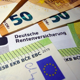 Geldscheine, Deutsche Rentenversicherung