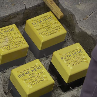 provisorische Stolpersteine
