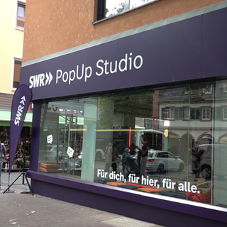 Start des SWR-PopUp-Studios in der Mainzer Innenstadt