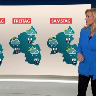 SWR-Meteorologin Claudia Kleinert