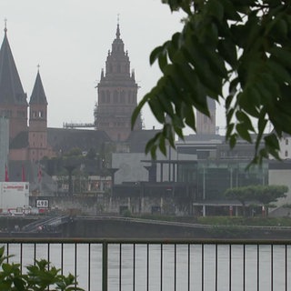 Regnerischer Tag in Mainz