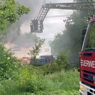 Feuerwehreinsatz bei Großbrand