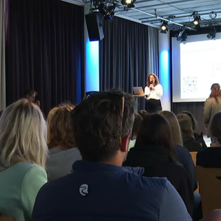 Ein Vortrag beim ARD-Nachrichtentag im SWR Mainz