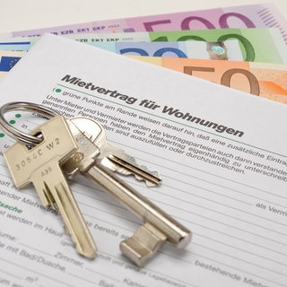 Die Mieten in Rheinland-Pfalz steigen weiter. Hier der Ausschnitt aus einem Mietvertrag.