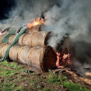Heuballenbrand bei Schallodenbach
