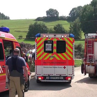 Feuerwehr am Unfallort