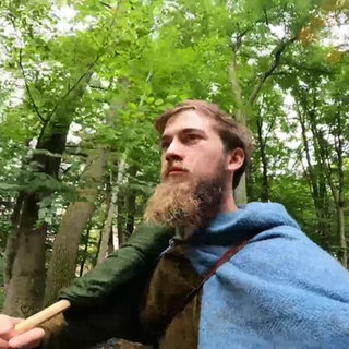 Finnian Garvey läuft Limes entlang
