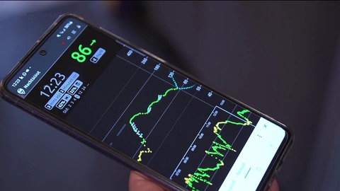 Mit speziellen Apps kann der Blutzuckerspiegel mit dem Smartphone überwacht werden. 