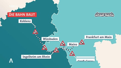 Eine Grafik zu Bahn-Baustellen in Rheinland-Pfalz