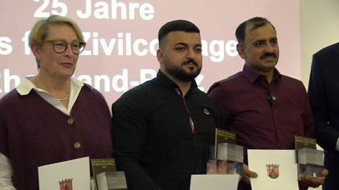 Der Preis für Zivilcourage wurde in Mainz vergeben.