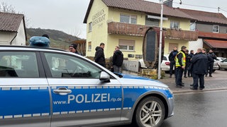 Polizeiaufgebot in Gauersheim