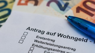 Ein Ausschnitt eines Antrags auf Wohngeld. Zehntausende Menschen nehmen ihren Anspruch auf Wohngeld nicht wahr.