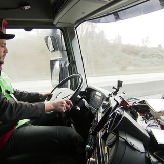 LKW-Fahrer aus Marokko