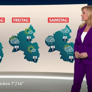SWR-Meteorologin Claudia Kleinert