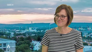 SWR-Reporterin Sabine Geipel