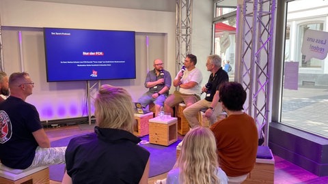Markus Schwarz vom Fanclub „Treue Jungs“ ist zu Gast beim Podcast „Nur der FCK“ Stefan Kersthold und Sebastian Zobel.