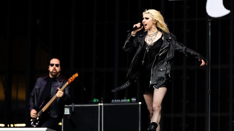 Taylor Momsen beim Auftritt der US-Rockband The Pretty Reckless