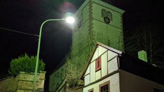 Die sternenfreundliche Beleuchtung in Rumbach.