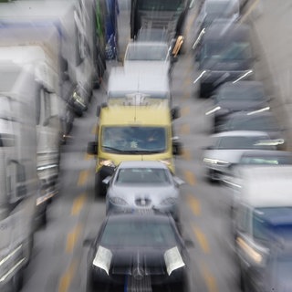 An der A6 wird die Anschlussstelle Ramstein-Miesenbach erneuert. Wegen der Arbeiten kann es zu Verkehrsbehinderungen kommen. (Foto: picture alliancedpa | Marcus Brandt)