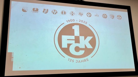 Zum 125. Geburtstag des 1. FC Kaiserslautern gibt es auch ein Logo. 