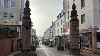 Fußgängerzone in der Pirmasenser Innenstadt