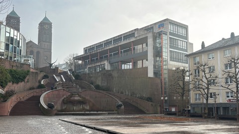 Fußgängerzone der Innenstadt von Pirmasens