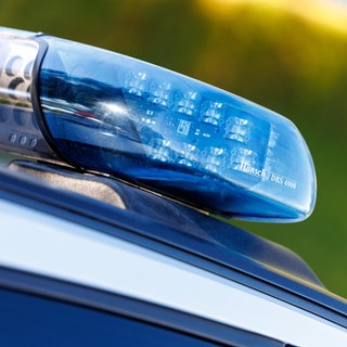 Blaulicht auf einem Polizeiauto