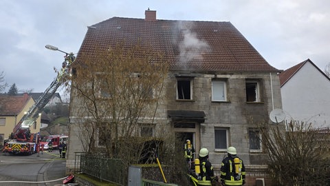 Am Samstag hat bei Lauterecken ein Wohnhaus gebrannt. Verletzt wurde durch den Brand niemand.